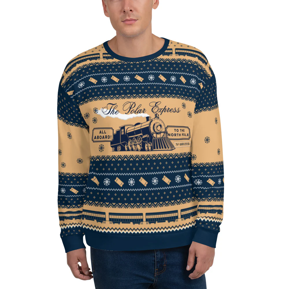 The Polar Express All Aboard Holiday Crewneck Sweatshirt - Image 3