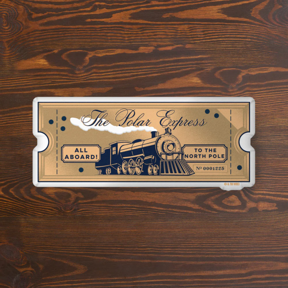 The Polar Express Ticket Pillow - Image 2